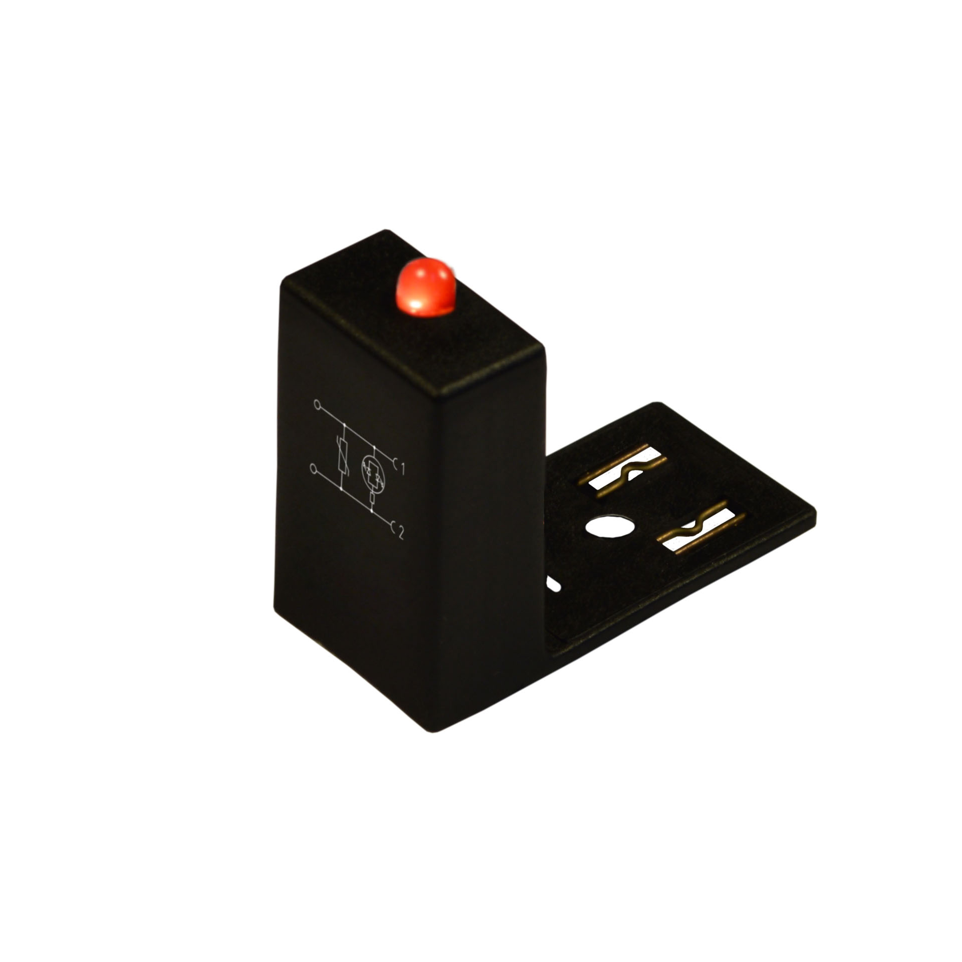 Adapter for DIN43650/B RED LED + VARISTOR 24V EARTH H.12